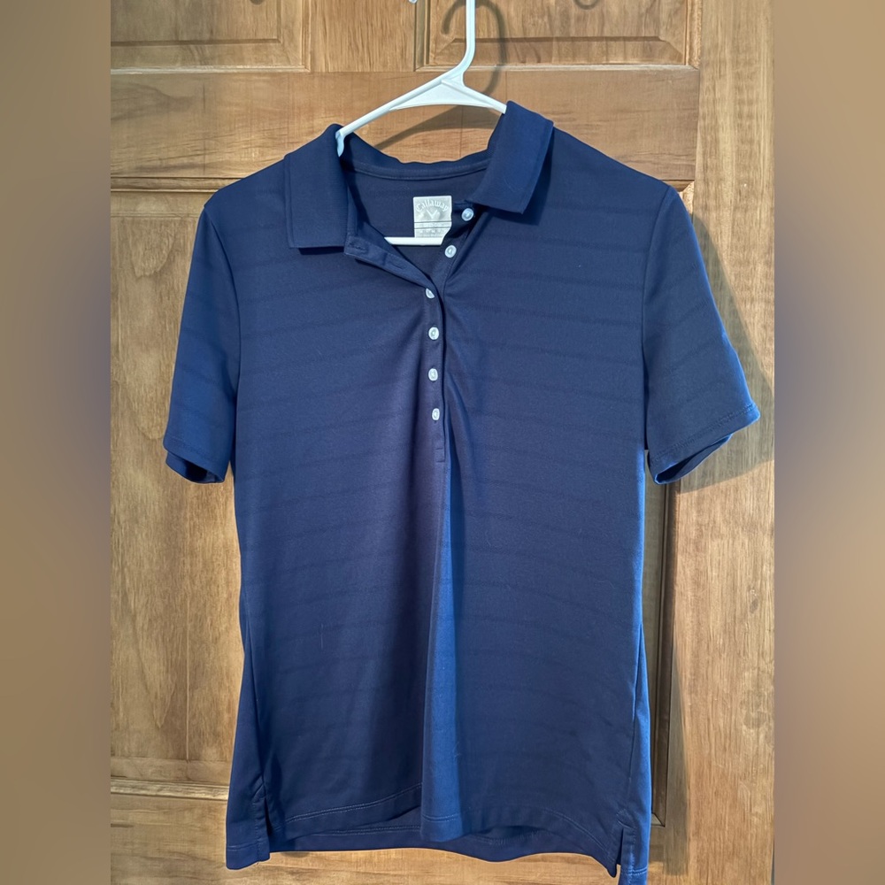 Callaway Navy Button Down Polo Shirt